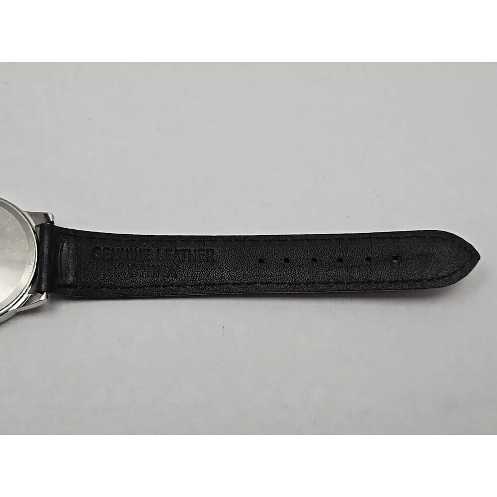 Timex Easy Reader Day Indiglo Silver Tone 35mm Quartz Watch New Battery WR 30M